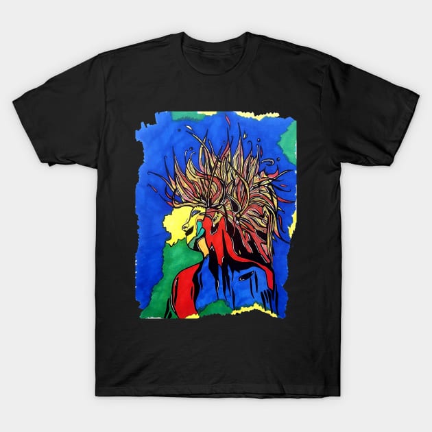 Wild and Free T-Shirt by KazArtDesigns